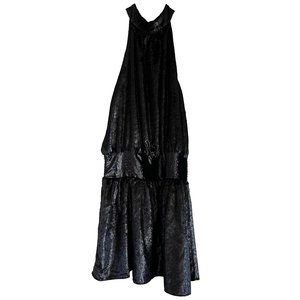 Ramy Brook | Ellin Velvet Halter Cocktail Dress | NWT